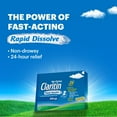 thumbnail image 3 of Claritin Rapid Dissolve Allergy Medicine, 24-Hour Non-Drowsy Relief 10 mg, 3 of 11