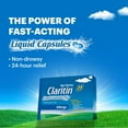 thumbnail image 3 of Claritin Liquid Capsules Allergy Medicine, Fast-Acting 24-Hour Non-Drowsy Relief 10 mg, 3 of 9