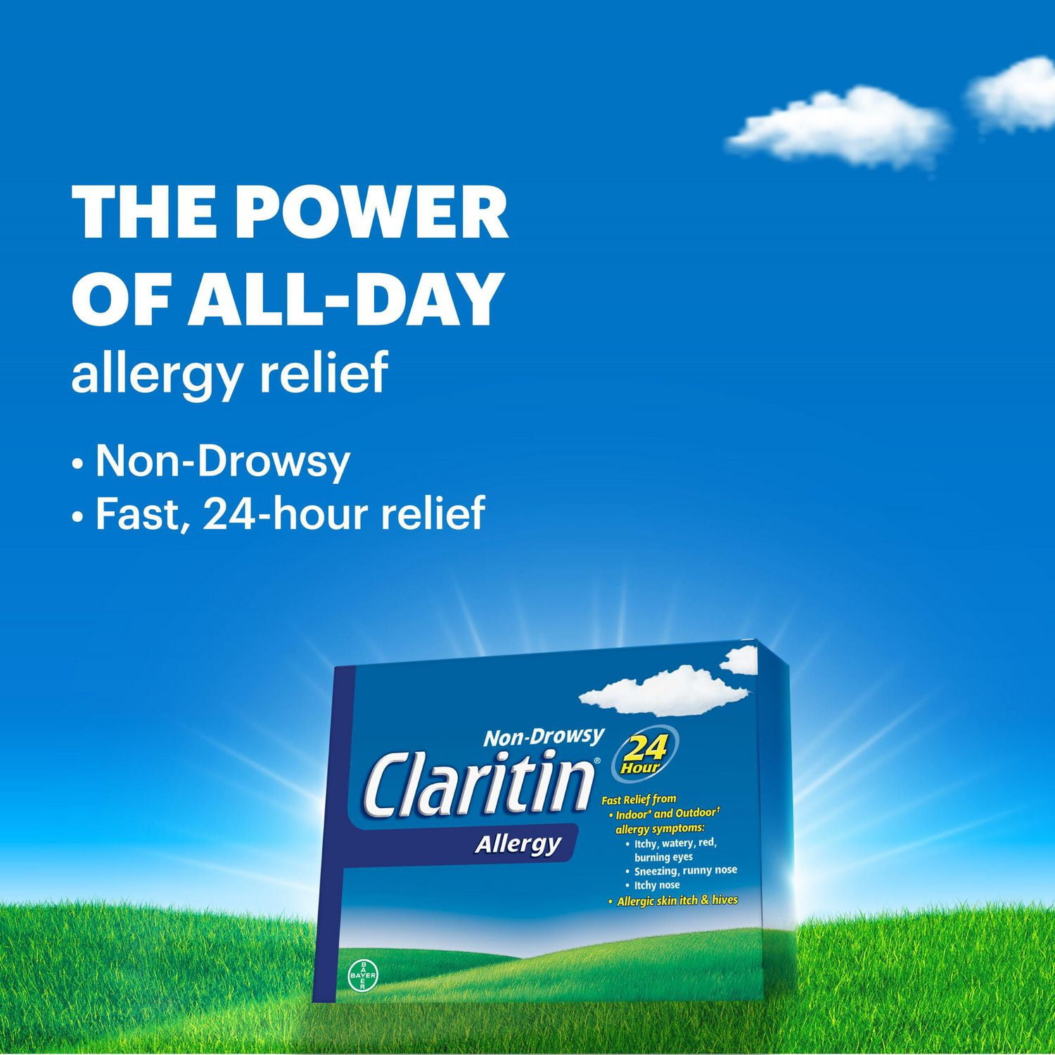 Claritin Allergy Medicine - 24 Hour Non-Drowsy Allergy Medication, Loratadine Antihistamine Pills For Allergy Relief, 85 Tablets