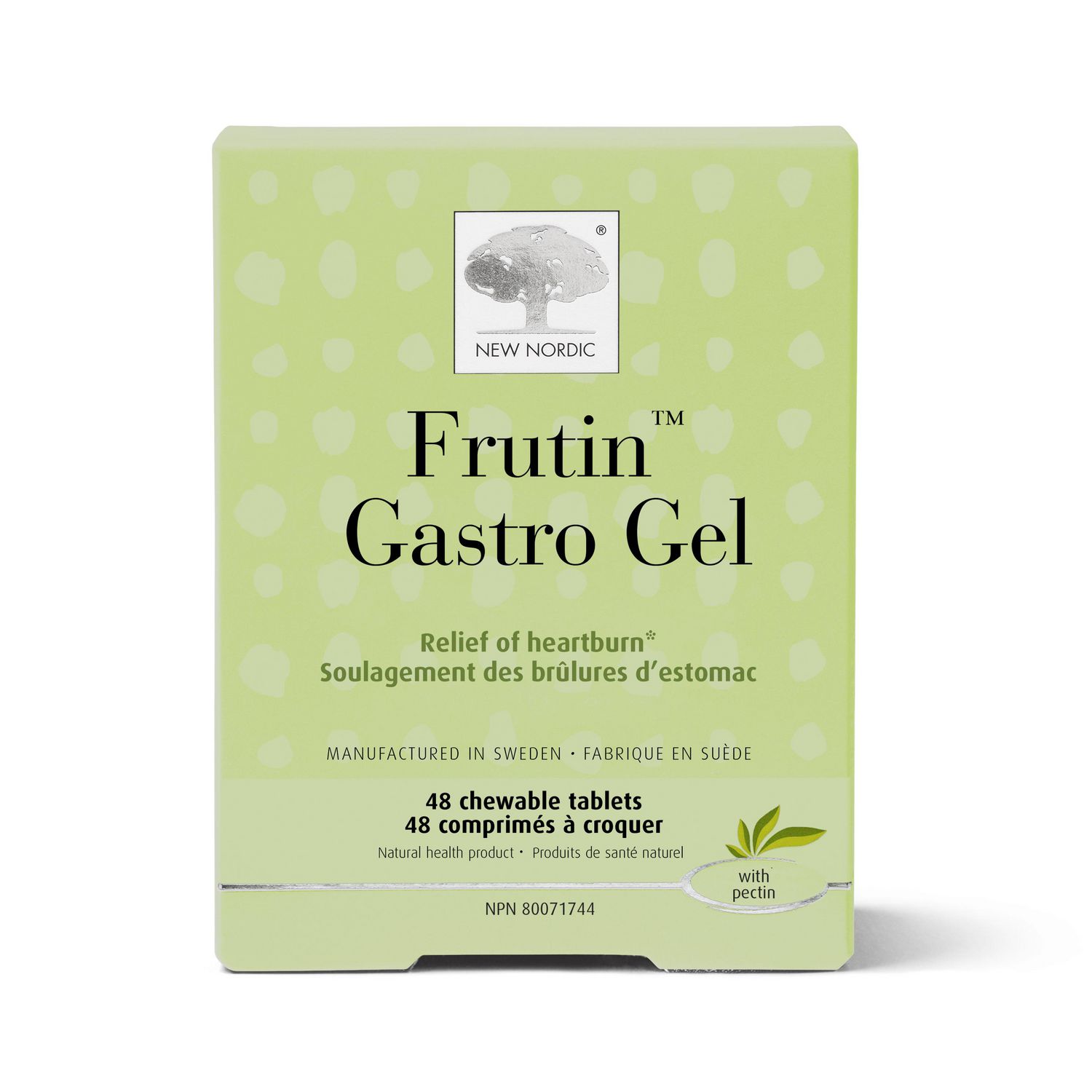 New Nordic Frutin Gastro Gel - 48 chewable tablets
