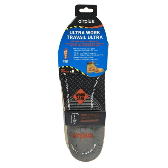 Airplus Ultra Work Men's Insole, MEMORY PLUS INSOLES