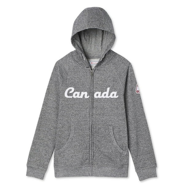 Canadiana Boys' Full-Zip Raglan Hoodie - Walmart.ca
