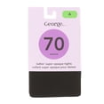 thumbnail image 1 of George Super Opaque Black Tights 1pk, 1 of 1