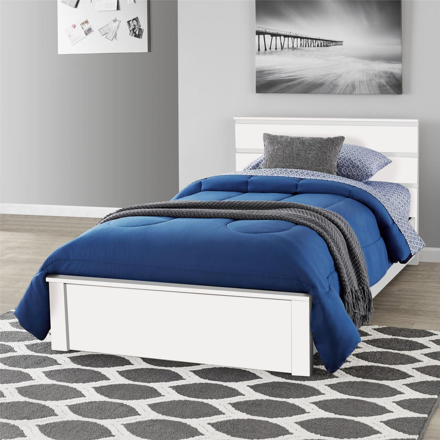 Berkson twin store platform bed