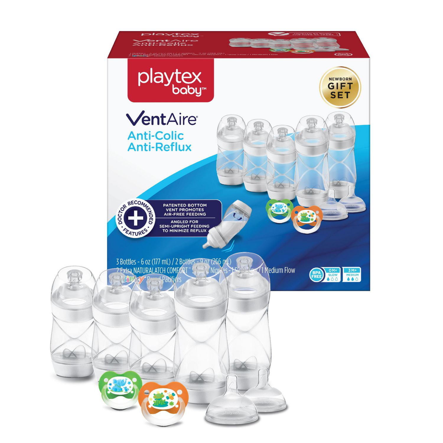 Playtex Baby™ VentAire® Complete Tummy Comfort Baby Bottle, 6 oz