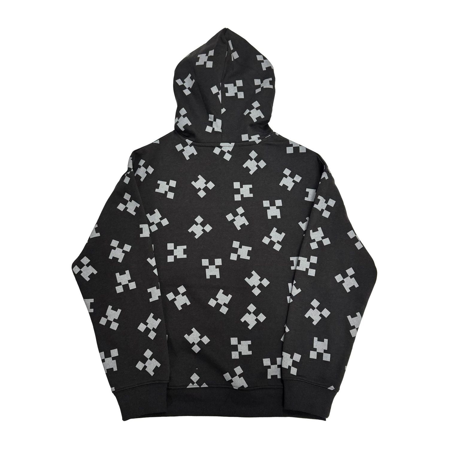 Minecraft Boys Three Creeper Friends Long Sleeve Hoodie