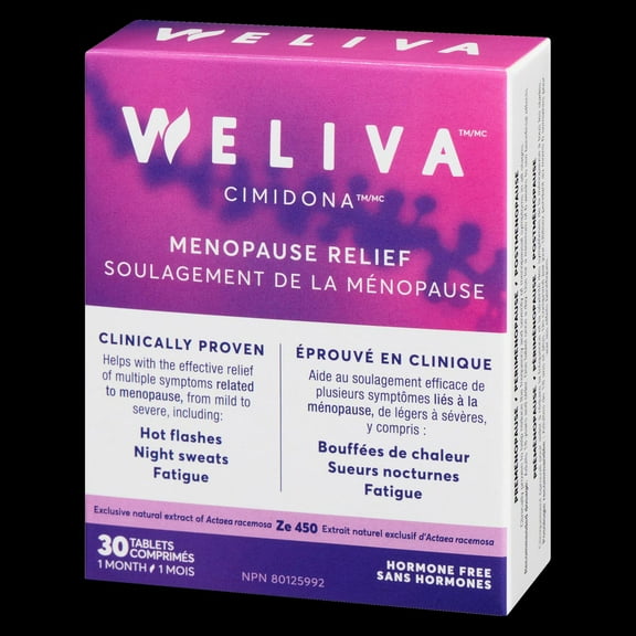 Weliva Cimidona Menopause Relief 1 Month 30 Tablets