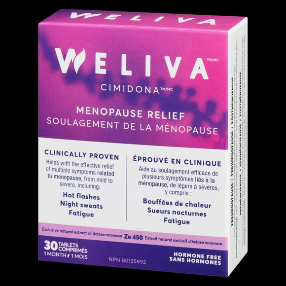 Weliva Cimidona Menopause Relief 1 Month 30 Tablets