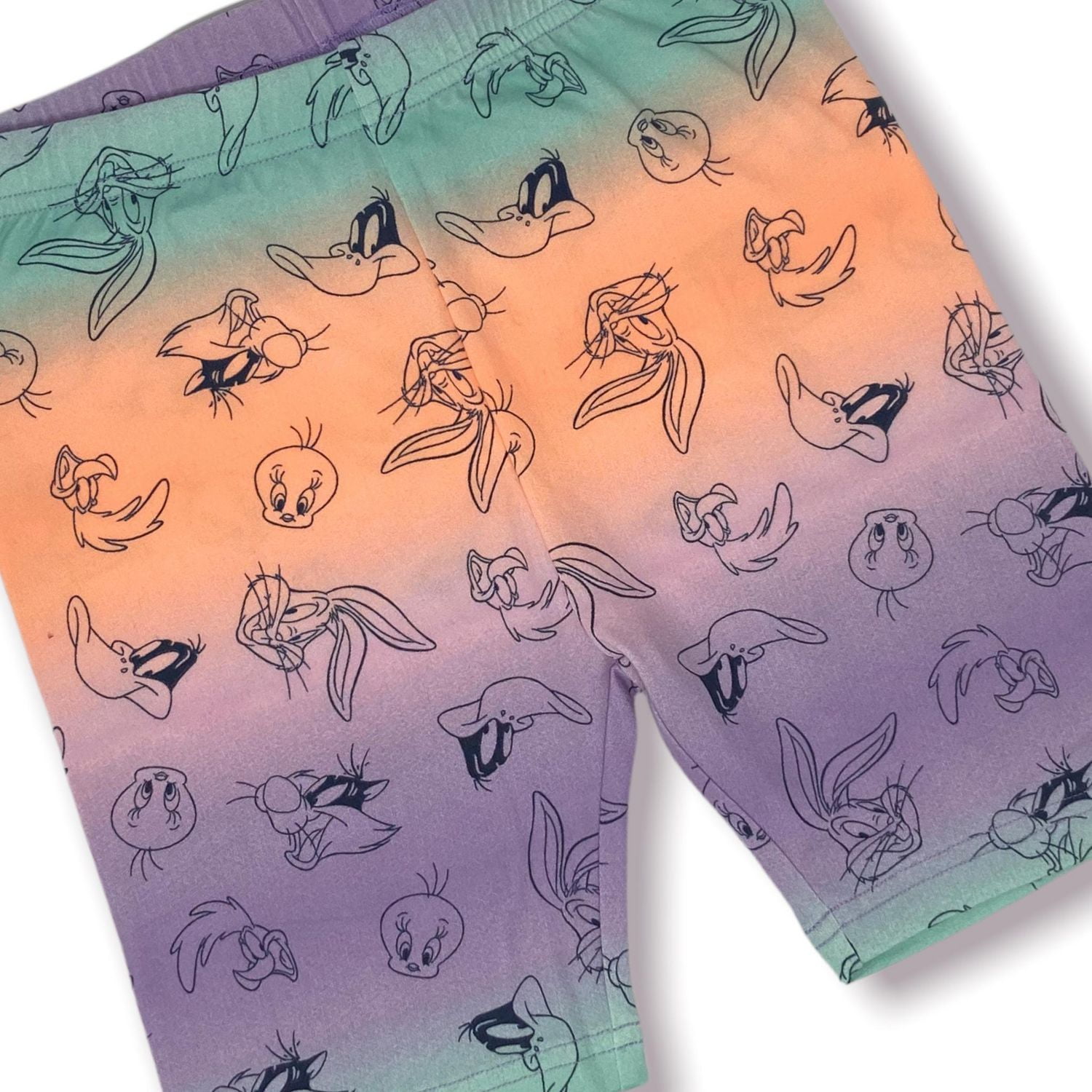 Looney Toons Short à vélo avec taille elastique pour fille