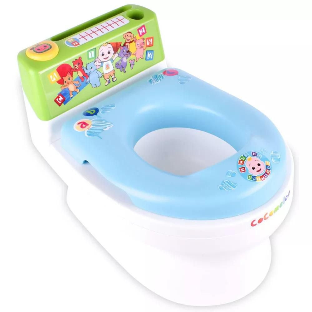 predolo Potty Trainer Training Transition Potty Seat Potty Train Toilet Real  Feel Potty for Nursery, blue PVC pad : : Baby