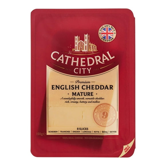Cathedral City Mature English Cheddar Cheese Slices