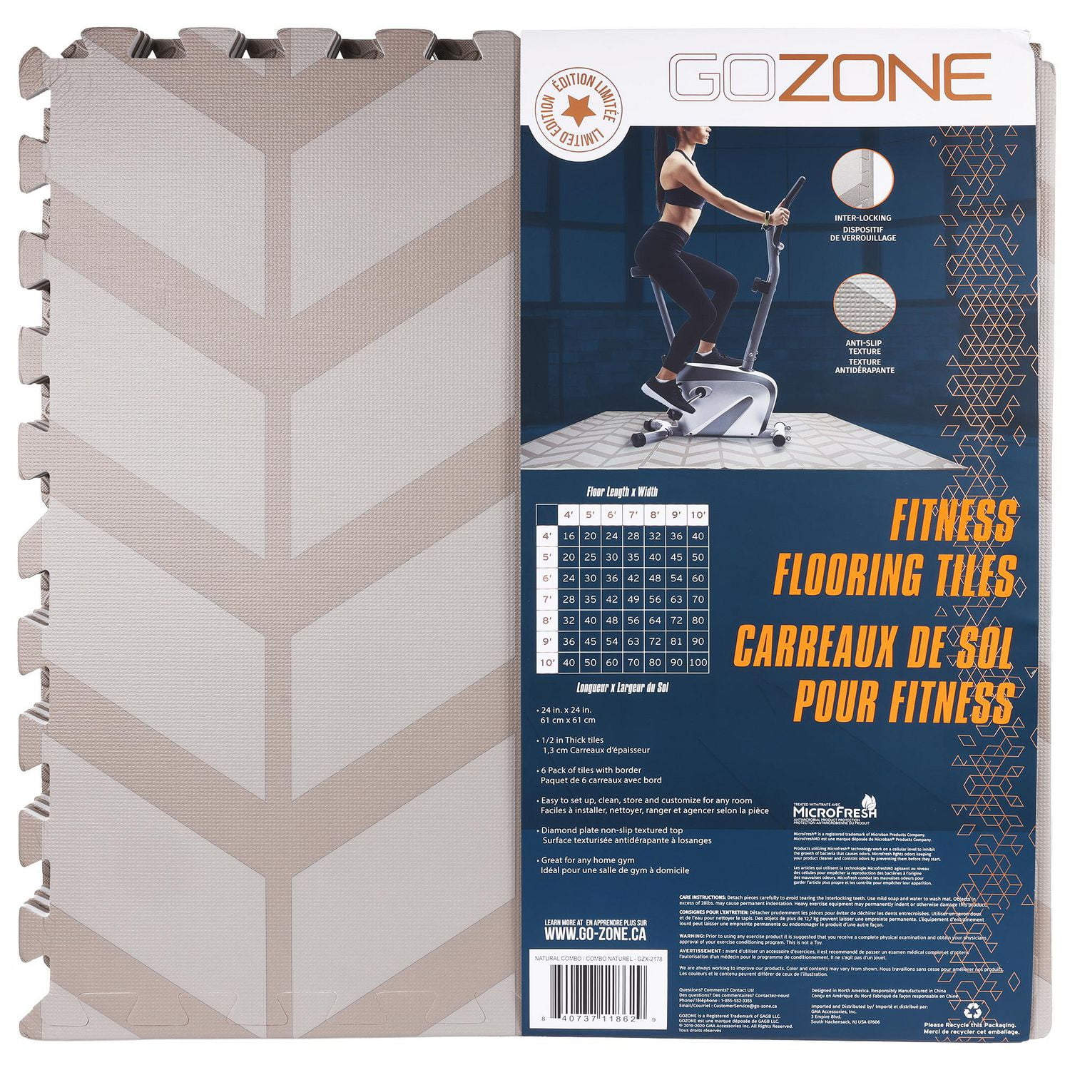 Gozone fitness flooring tiles sale