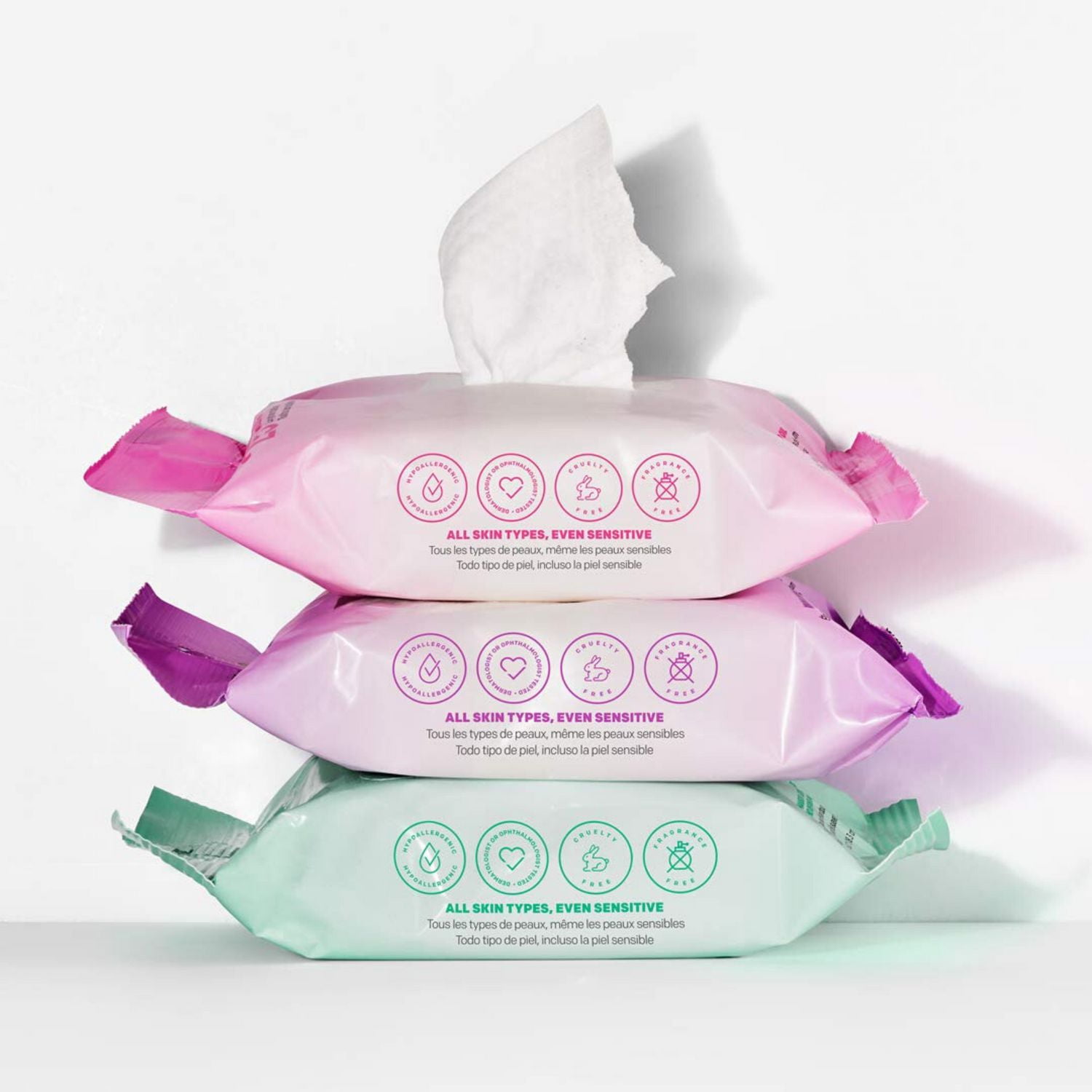 Almay Biodegradable Micellar Makeup Remover Cleansing Towelettes, 25 Count, Cleansing Towelettes
