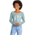 thumbnail image 1 of Justice Girls' Long-Sleeve Graphic T-Shirt, 1 of 3