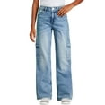 thumbnail image 1 of Jean cargo à jambe large Justice pour filles, 1 of 3