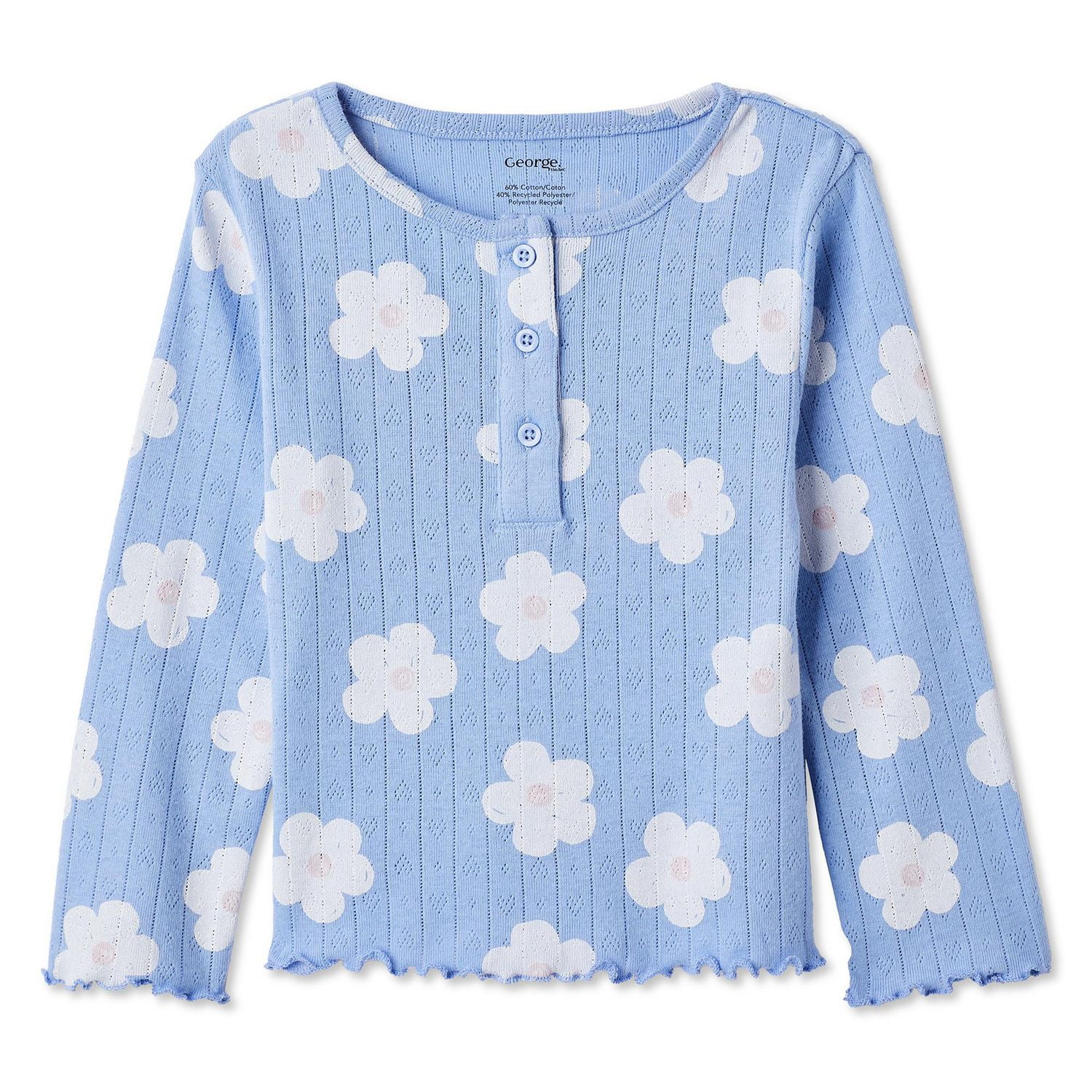 George Toddler Girls' Henley Top