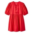 thumbnail image 1 of George Women's Bow Front Poplin Dress, 1 of 6