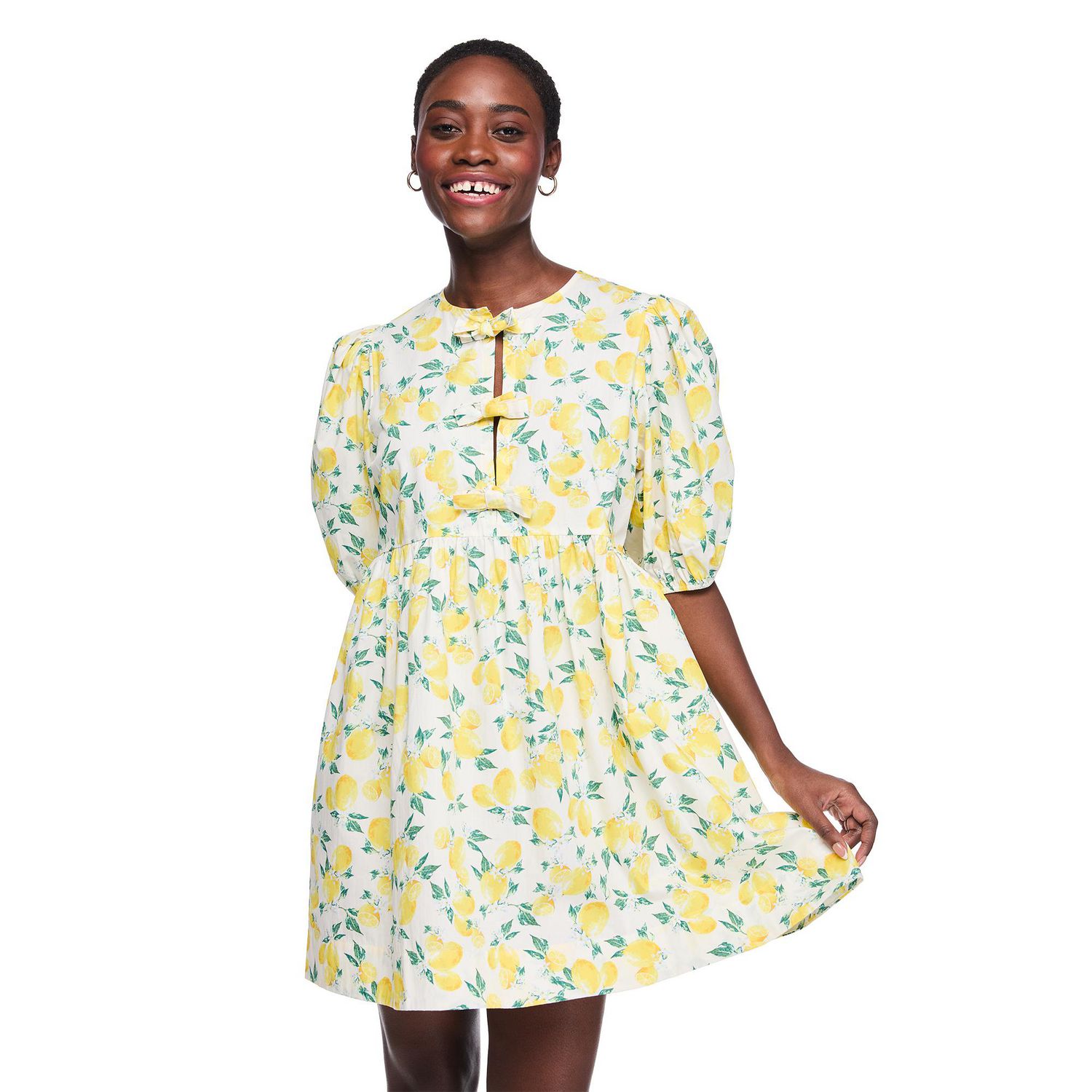 George Women's Bow Front Poplin Dress