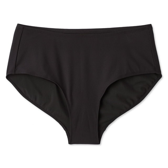 George Women's Plus High Waist Bikini Bottom