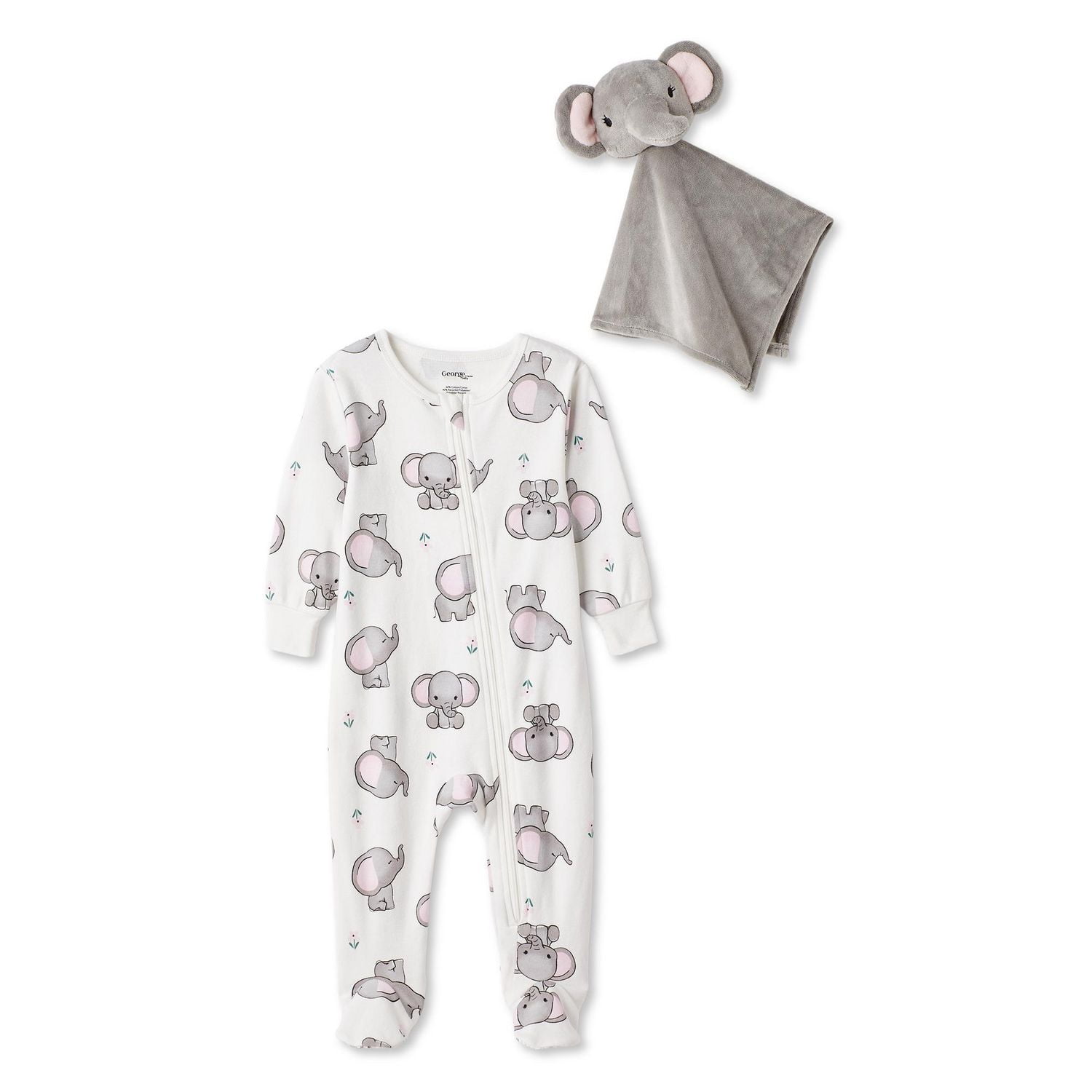 Ensemble 2 pièces avec grenouillère George pour bébés filles