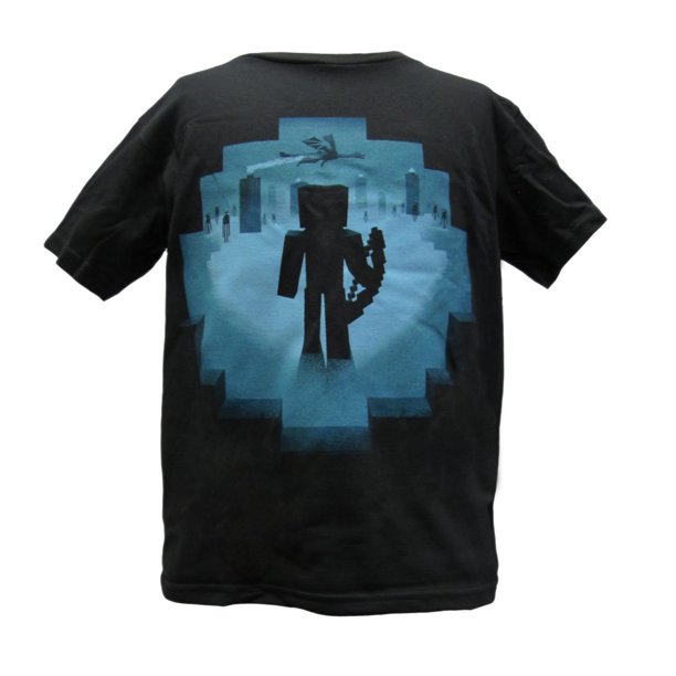 Minecraft Tee-shirt à manches courtes sous licence pour garçons