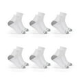 thumbnail image 2 of Fruit of the Loom Men's Dual Defense Ankle Socks 6 Pairs, 2 of 5