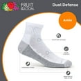 thumbnail image 5 of Fruit of the Loom Men's Dual Defense Ankle Socks 6 Pairs, 5 of 5