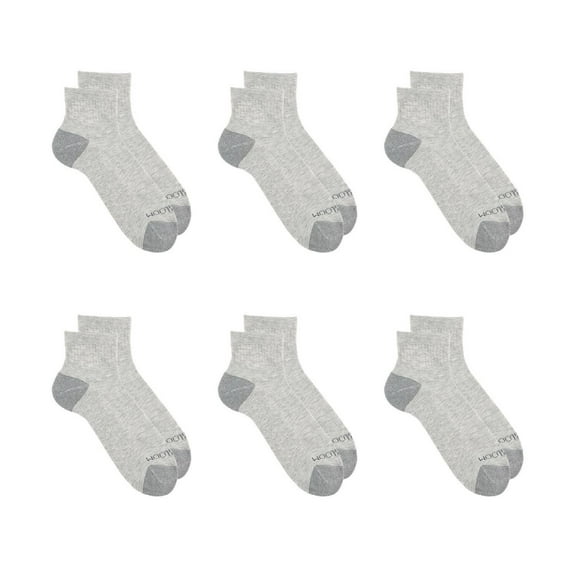 Fruit of the Loom Men's Dual Defense Ankle Socks 6 Pairs