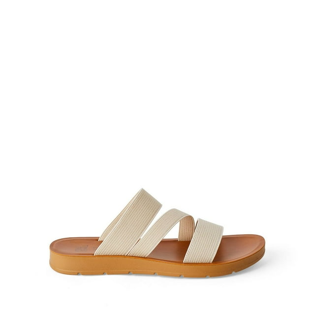 Time and Tru Women's Elastic Strap Sandals