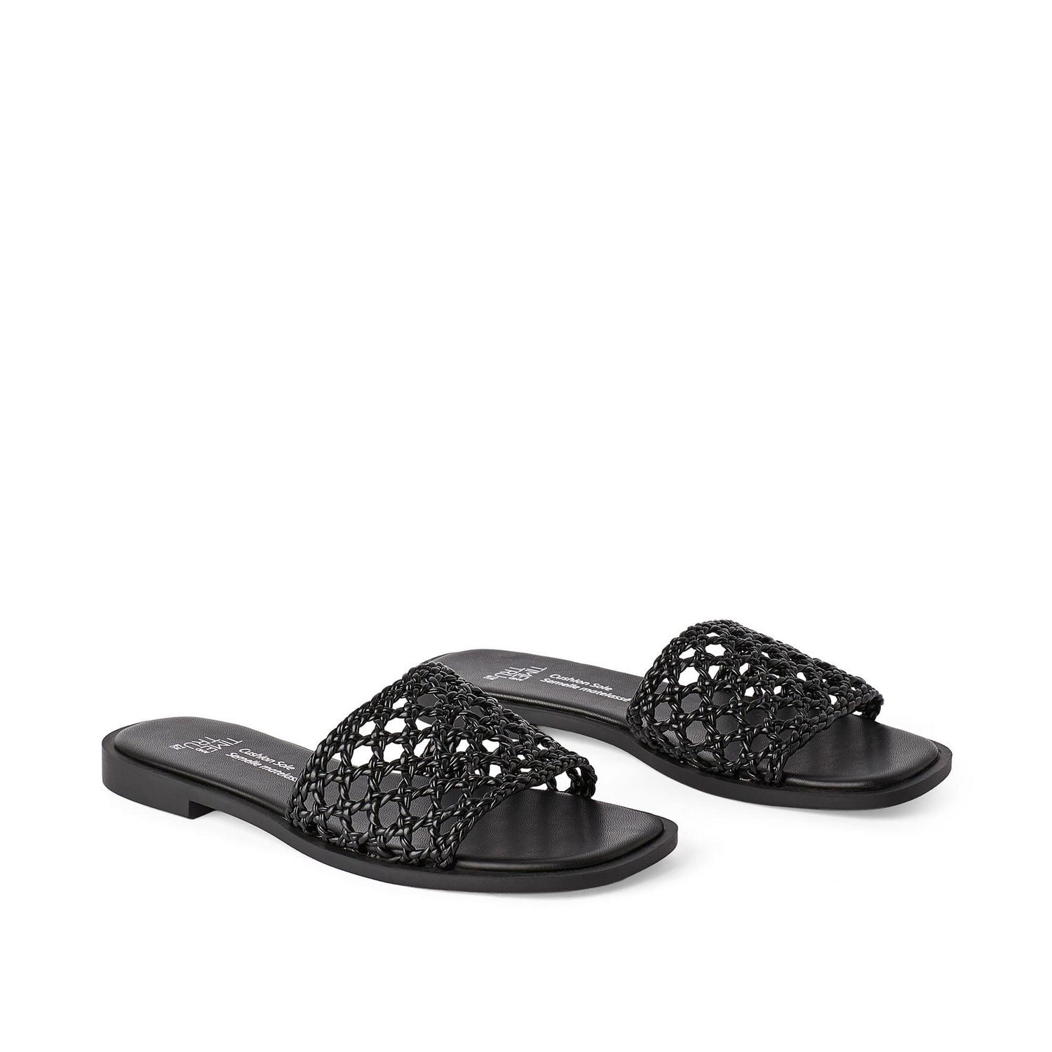Time and Tru Women's Woven Flat Sandals