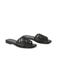 thumbnail image 2 of Time and Tru Women's Woven Flat Sandals, 2 of 4