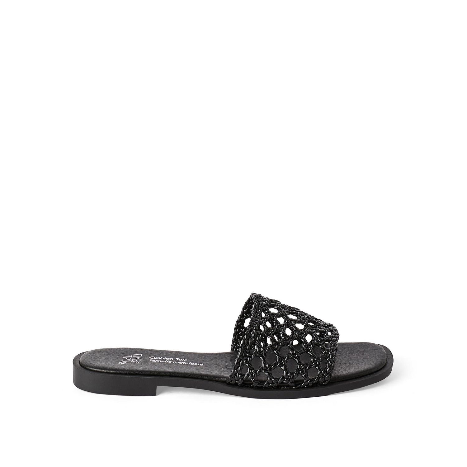 Time and Tru Women's Woven Flat Sandals
