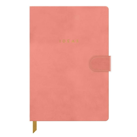Think Ink Vegan Leather Magnetic Journal Cantaloupe