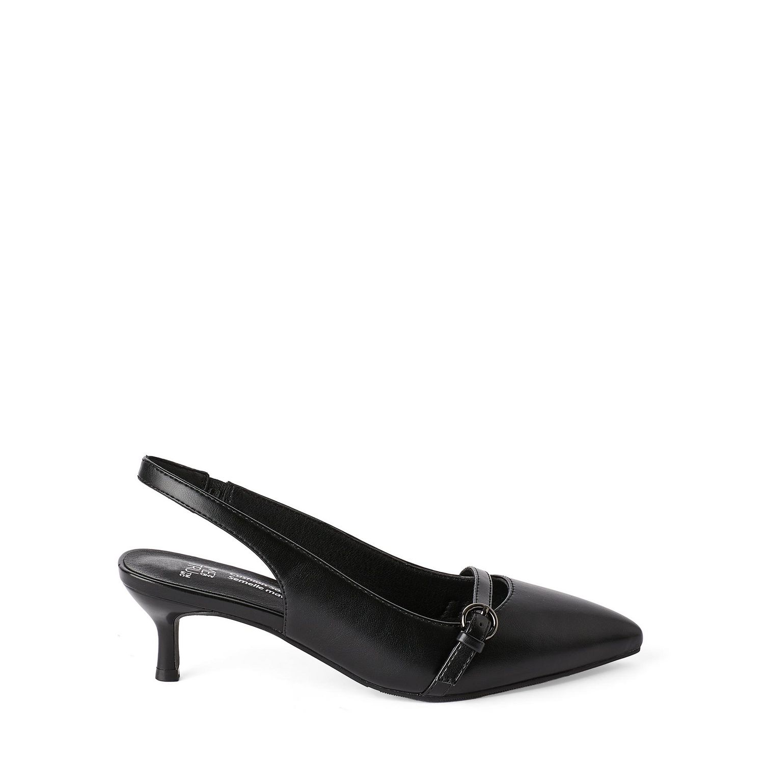 Talons à bride arrière talon mi-haut Time and Tru pour femmes