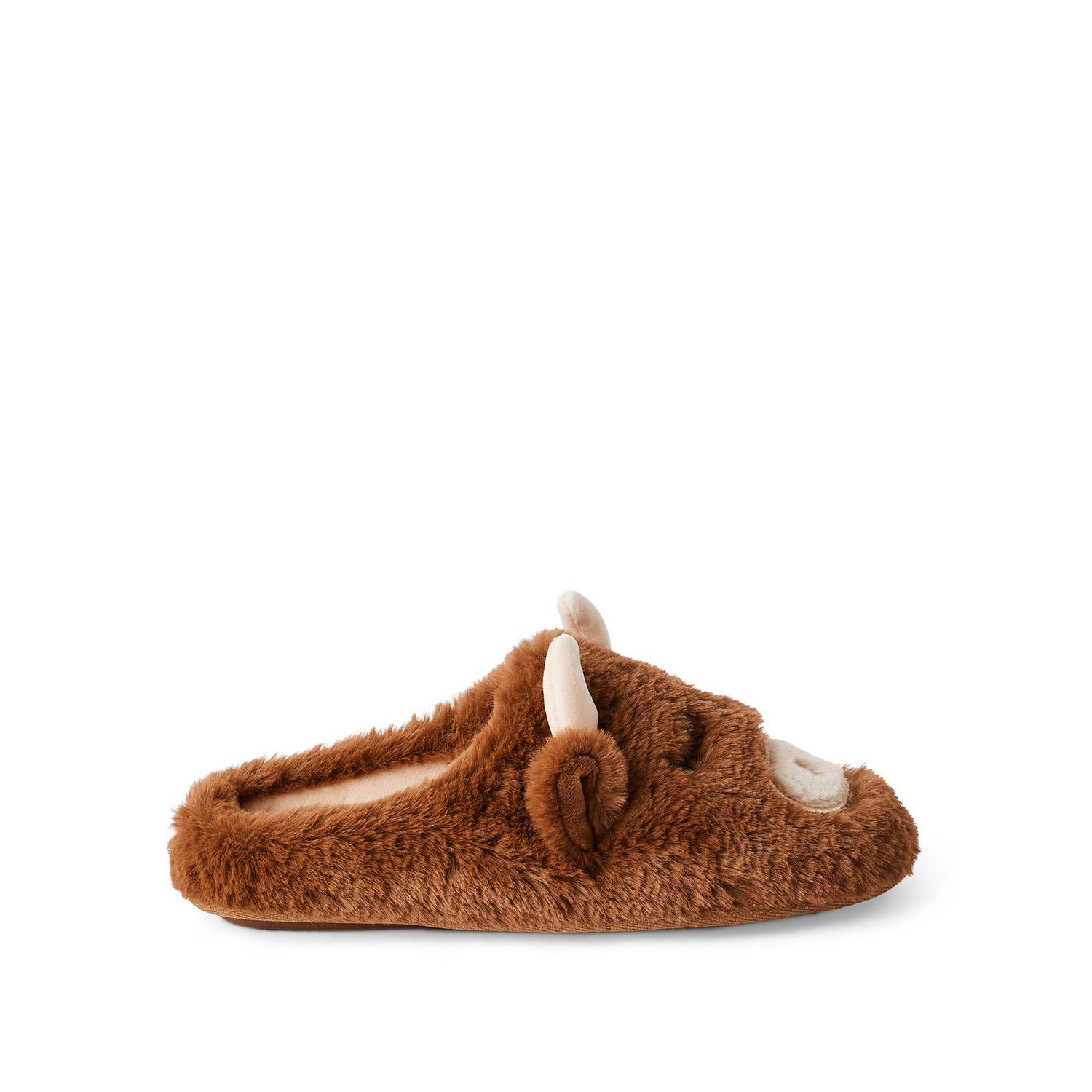Pantoufles à motif de vache Time and Tru pour femmes