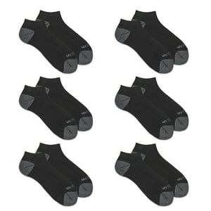 Fruit of the Loom Men's Dual Defense Low Cut Socks 6 Pairs