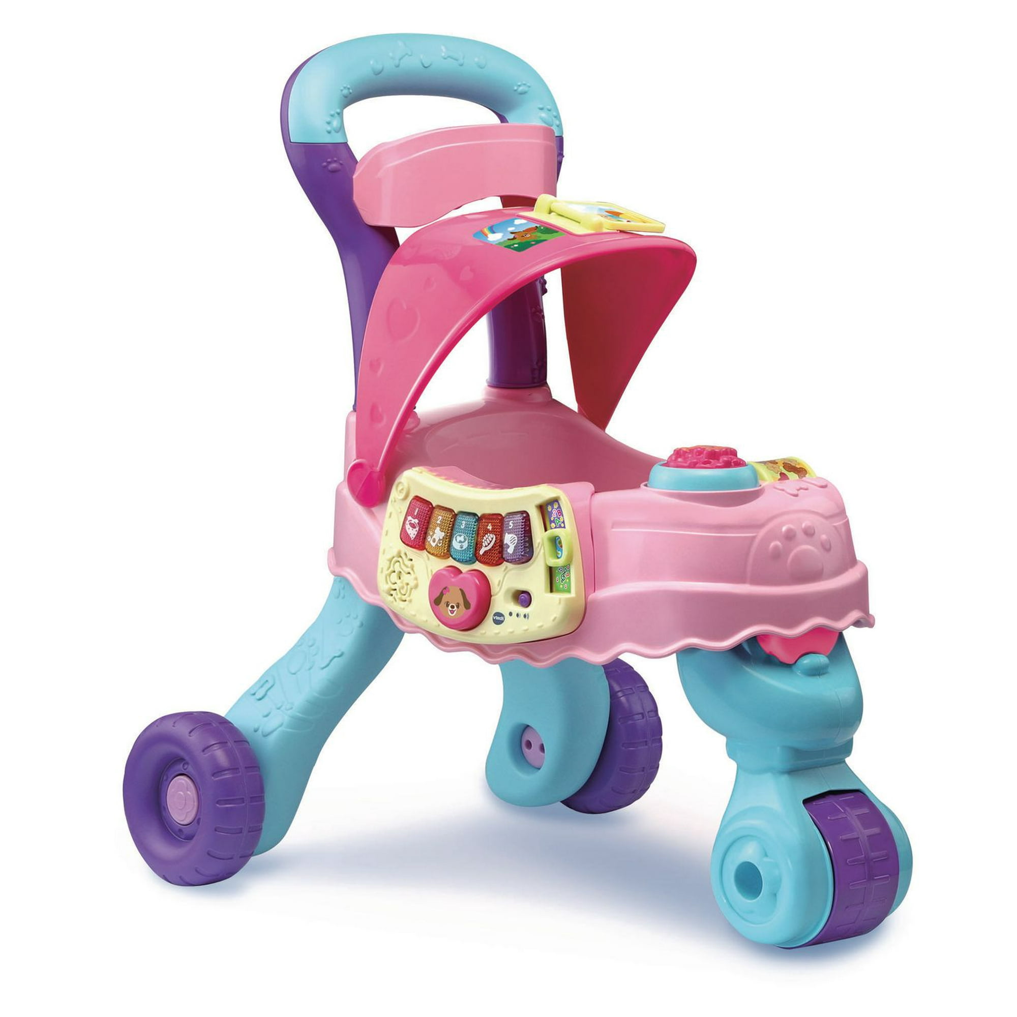 VTech Cutie Paws Puppy Stroller - French Version, French version 