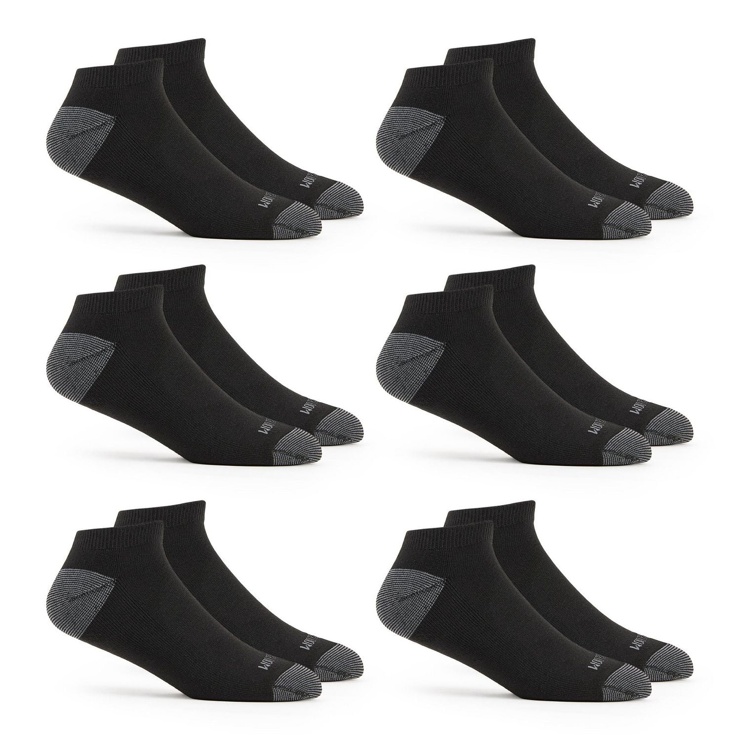 Fruit of the Loom Men's Dual Defense Low Cut Socks 6 Pairs