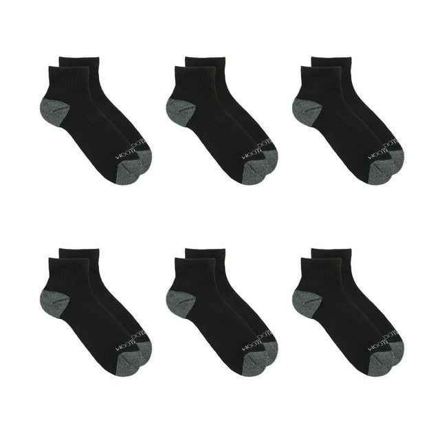 Fruit of the Loom Men's Dual Defense Ankle Socks 6 Pairs