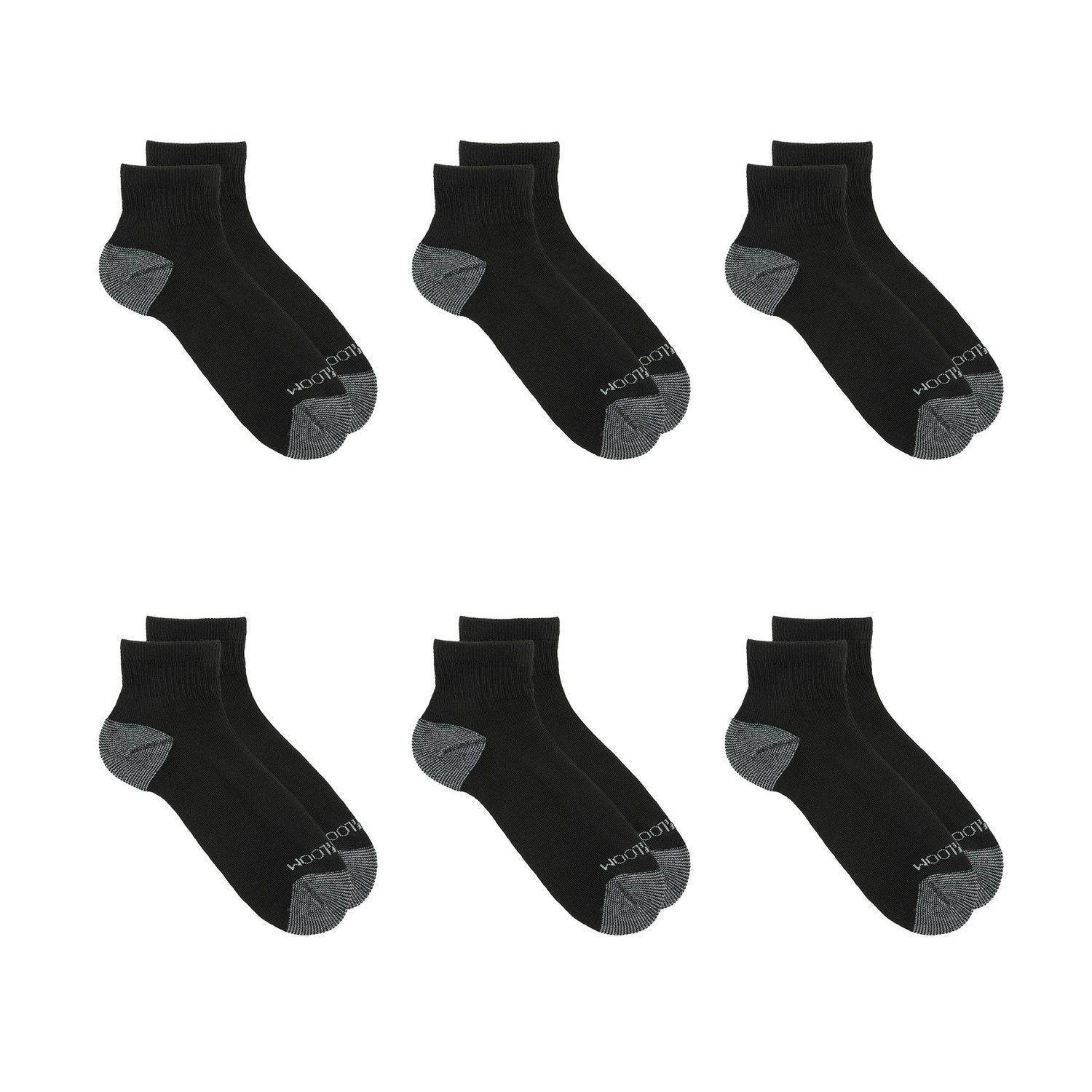 Fruit of the Loom Men's Dual Defense Ankle Socks 6 Pairs