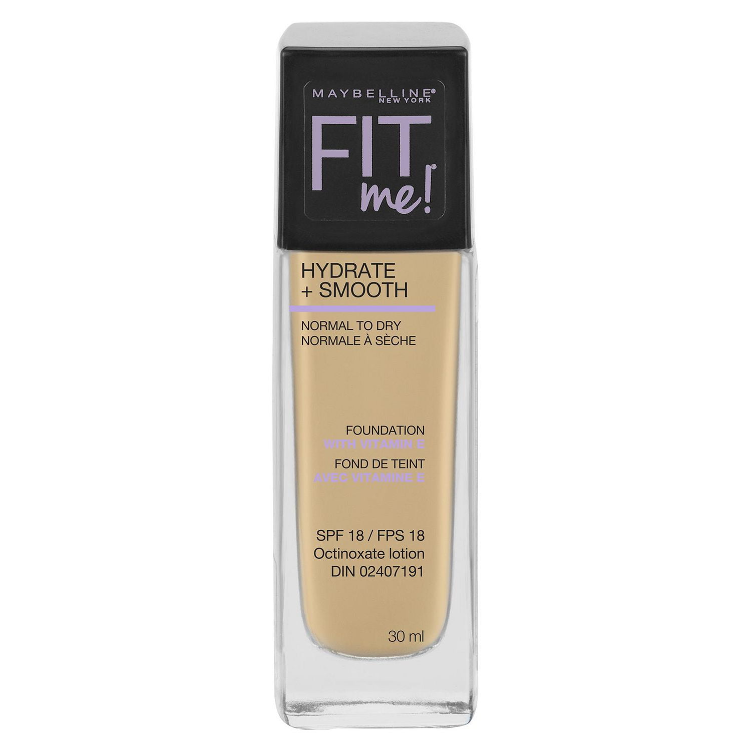 Maybelline New York Fit Me®, Hydrate + Smooth Liquid Foundation, 30 Ml 