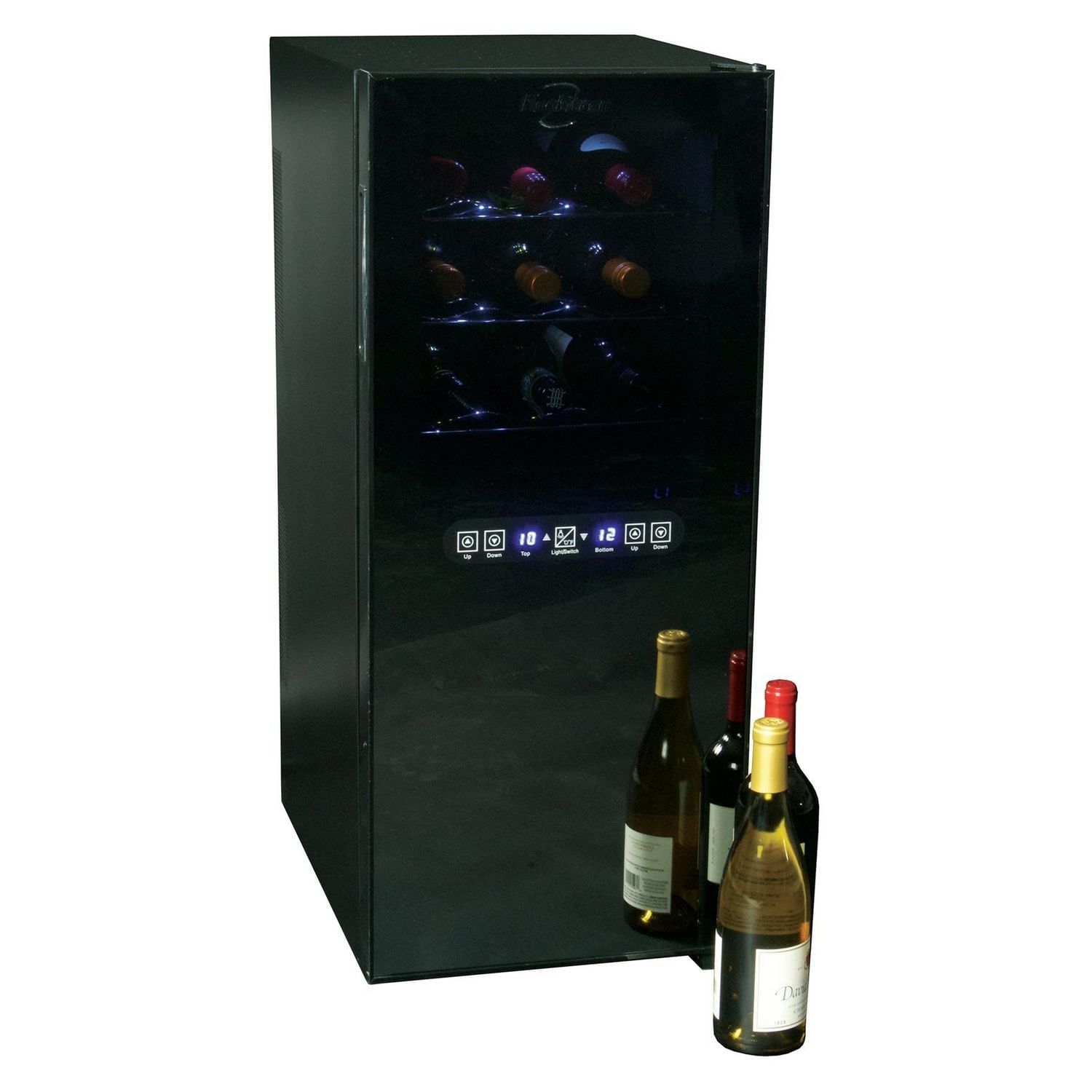 Koolatron WC24MG 24 Bottle Dual Zone Thermoelectric Wine Cooler with