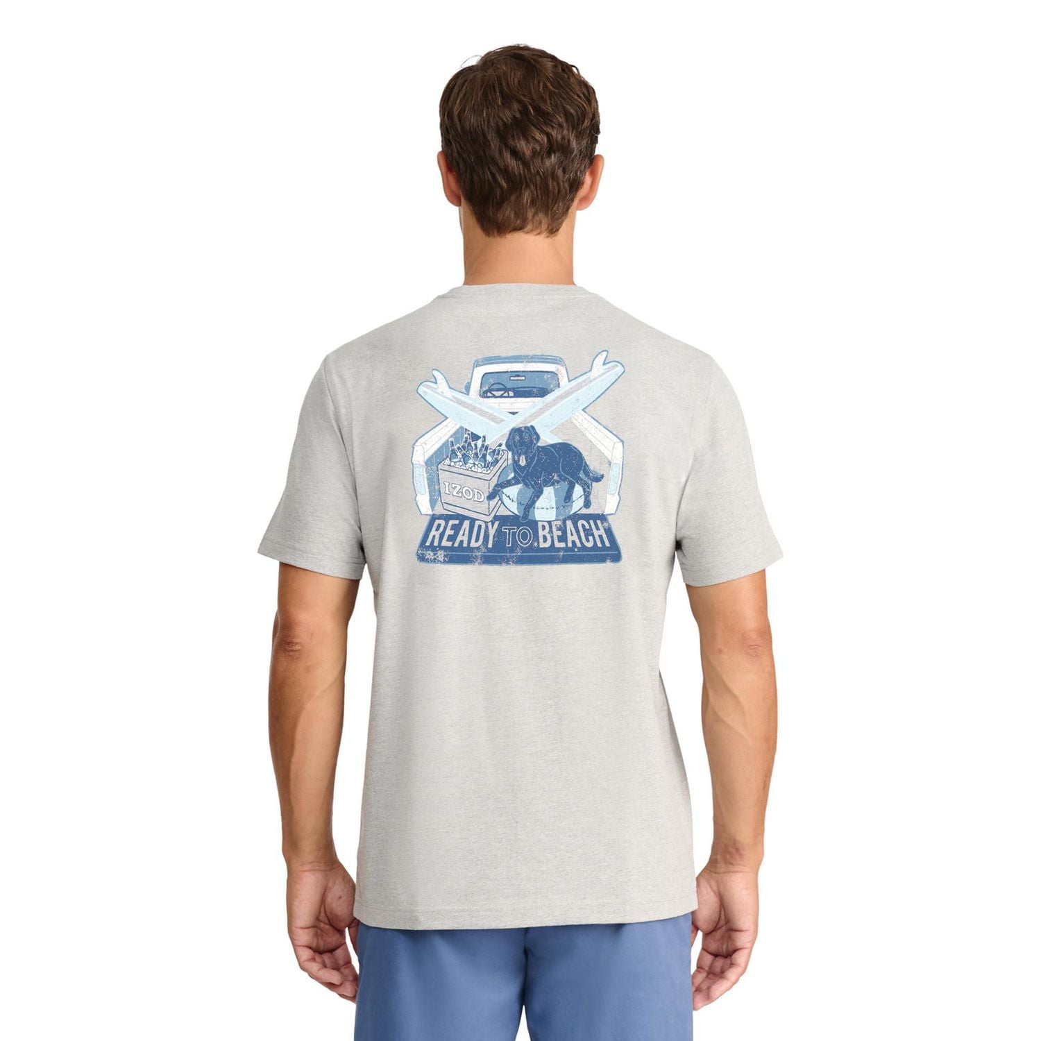 IZOD T-SHIRT GRAPHIQUE À MANCHES COURTES POUR HOMME