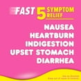 thumbnail image 2 of Pepto Bismol, Fast 5 Symptom Upset Stomach Relief, Caplets, 2 of 8