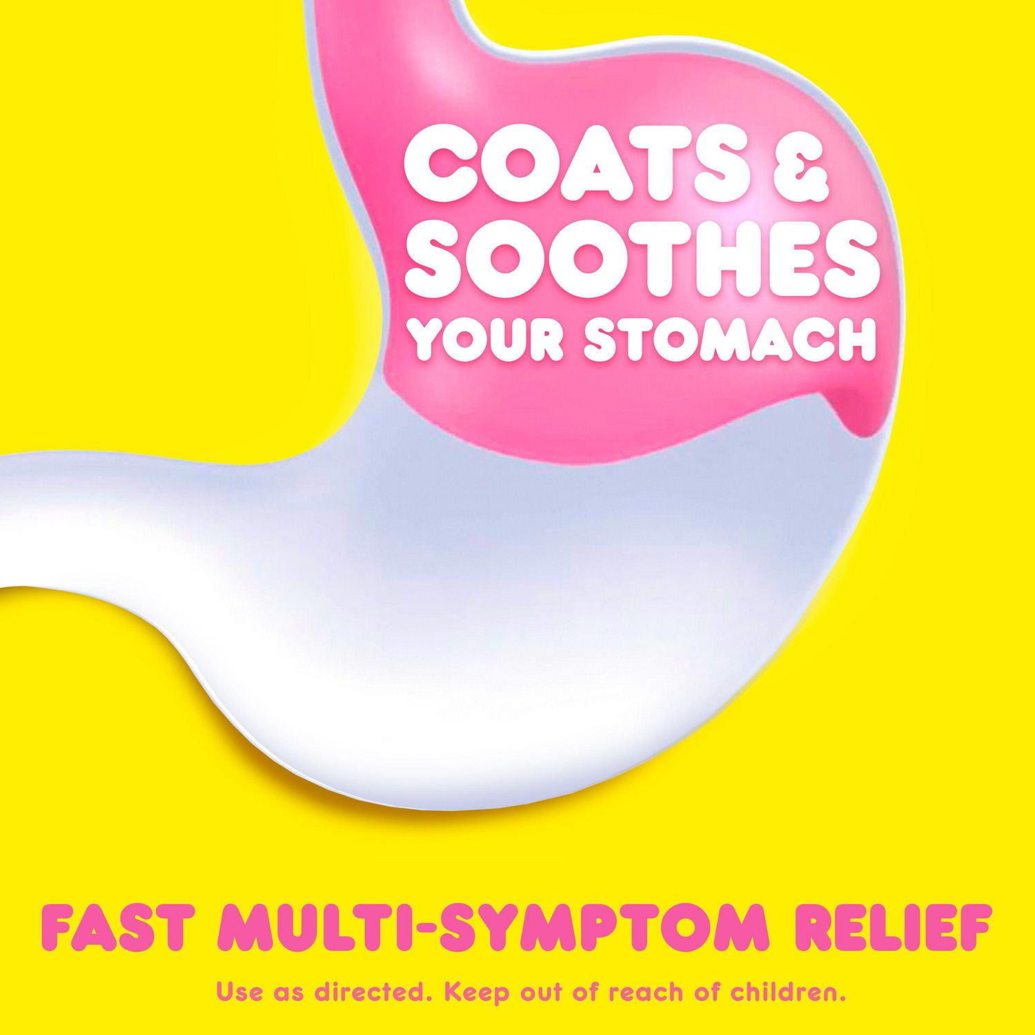 Pepto Bismol, Fast 5 Symptom Upset Stomach Relief, Caplets