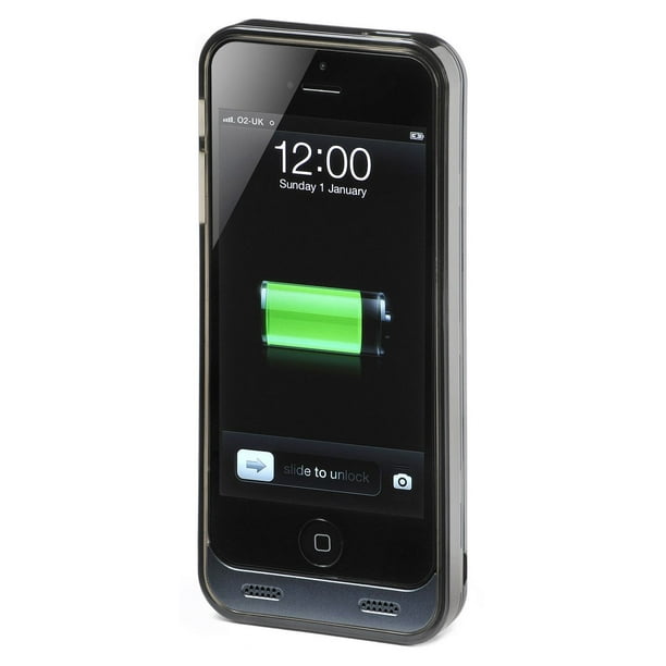 Étui contour avec alimentation PowerCases pour iPhone 5/5S - noir