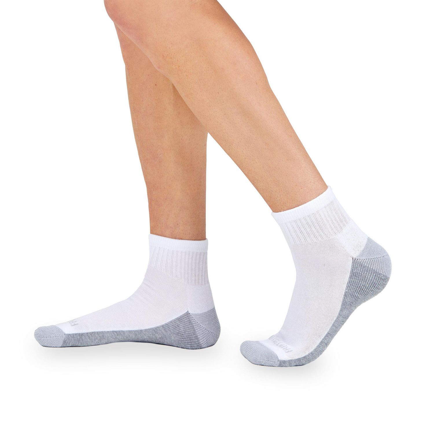 Chaussettes de cheville confortables toute la journée Fruit of the Loom pour hommes (paquet de 6)