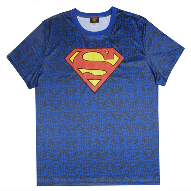 T-shirt à évacuant l'humidité à manches courtes Superman pour hommes