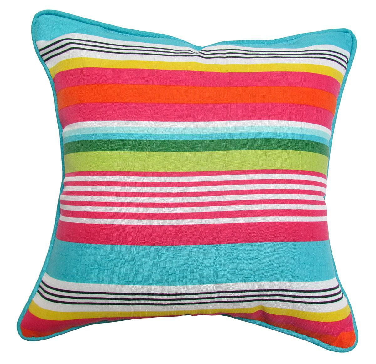 hometrends Multi Stripe Outdoor/Indoor Toss Cushion Walmart Canada