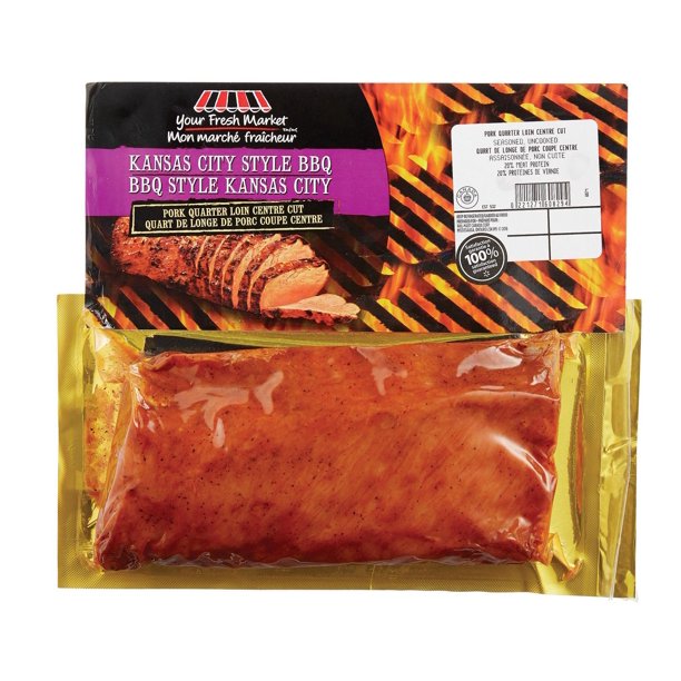 Your Fresh Market BBQ Pork Quarter Loin Centre Cut Walmart.ca